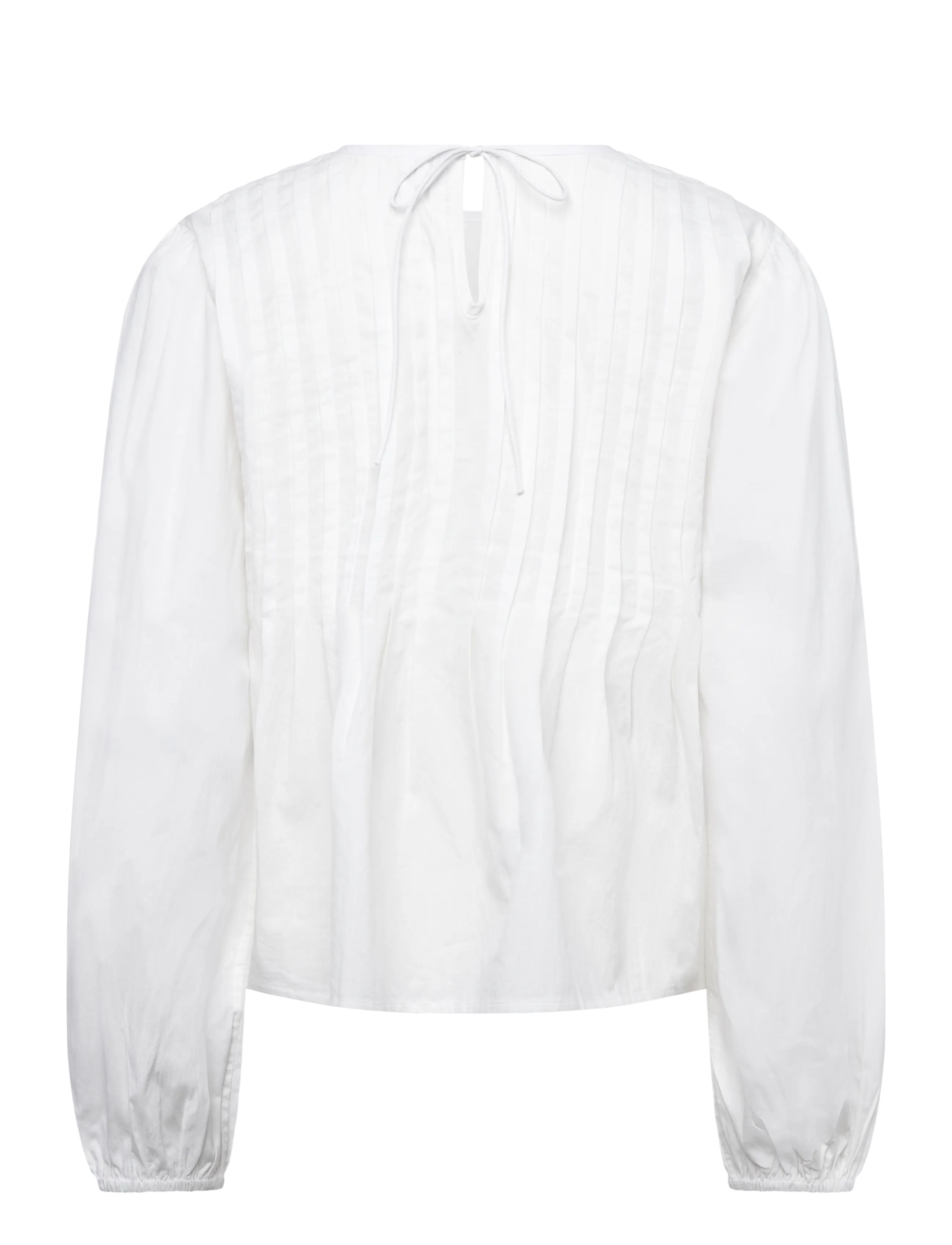 A-View - Saga Long Sleeve Blouse - langärmlige blusen - 000 white - 1