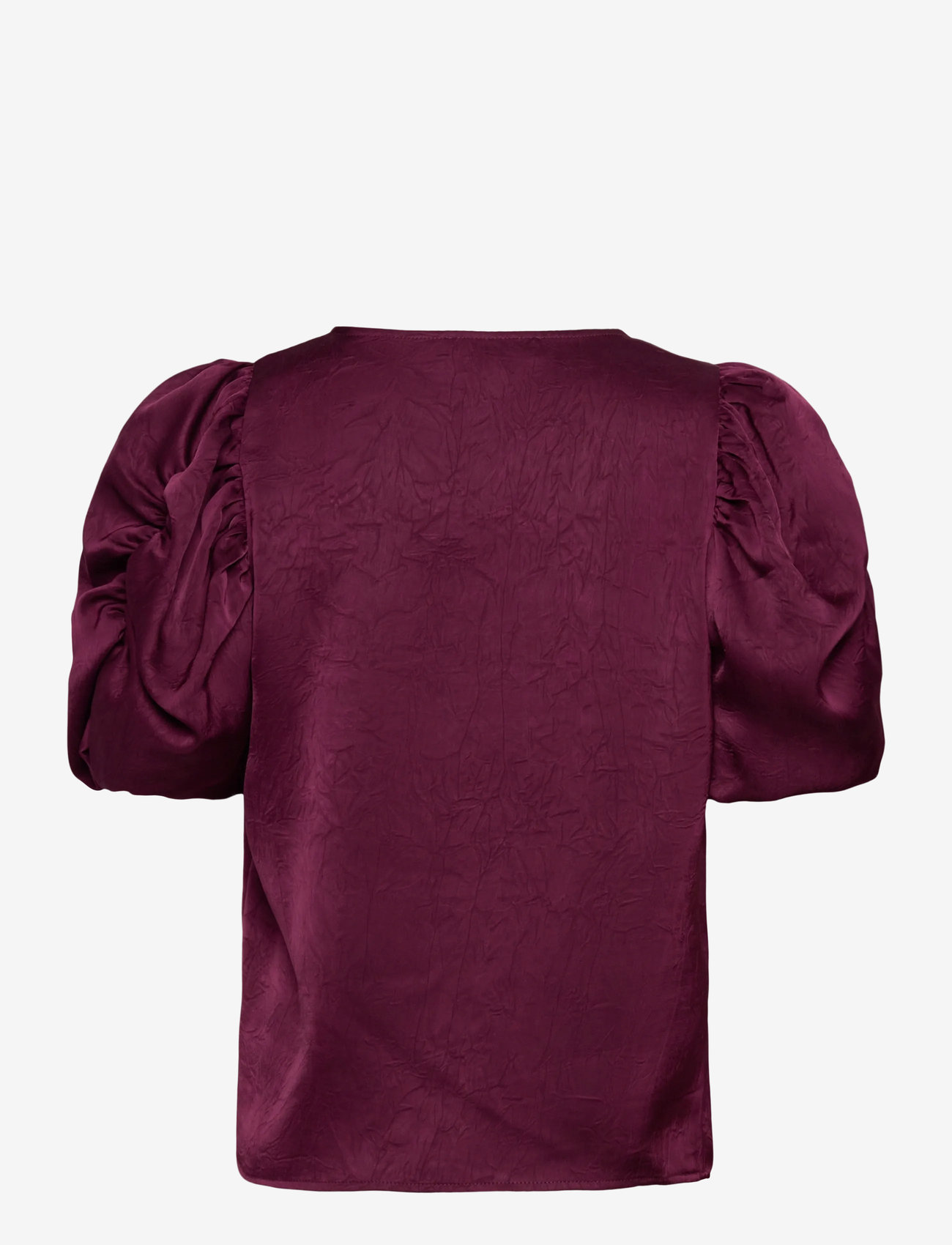 A-View - Sinda Blouse - lühikeste varrukatega pluusid - bordeaux - 1
