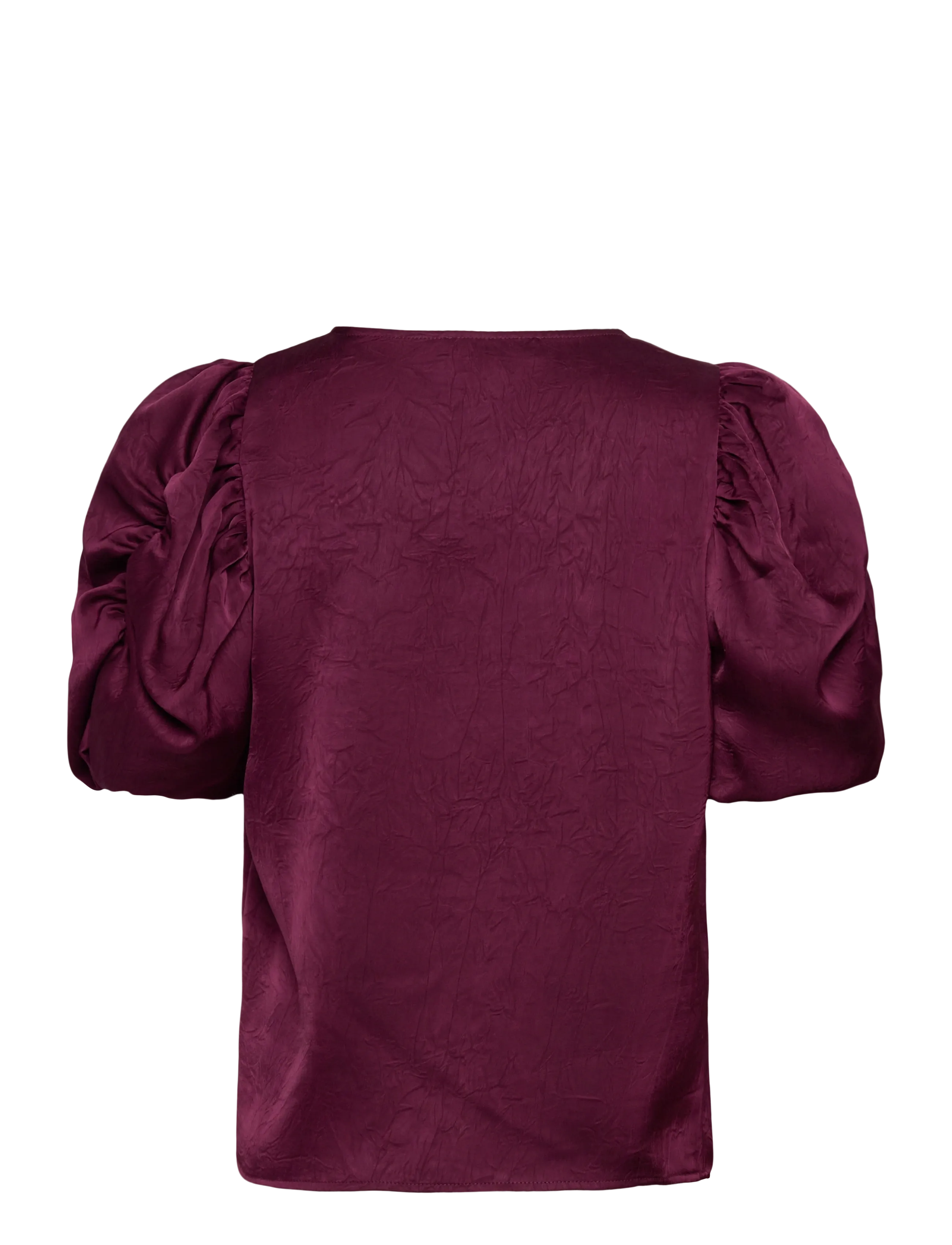 A-View - Sinda Blouse - lühikeste varrukatega pluusid - bordeaux - 1
