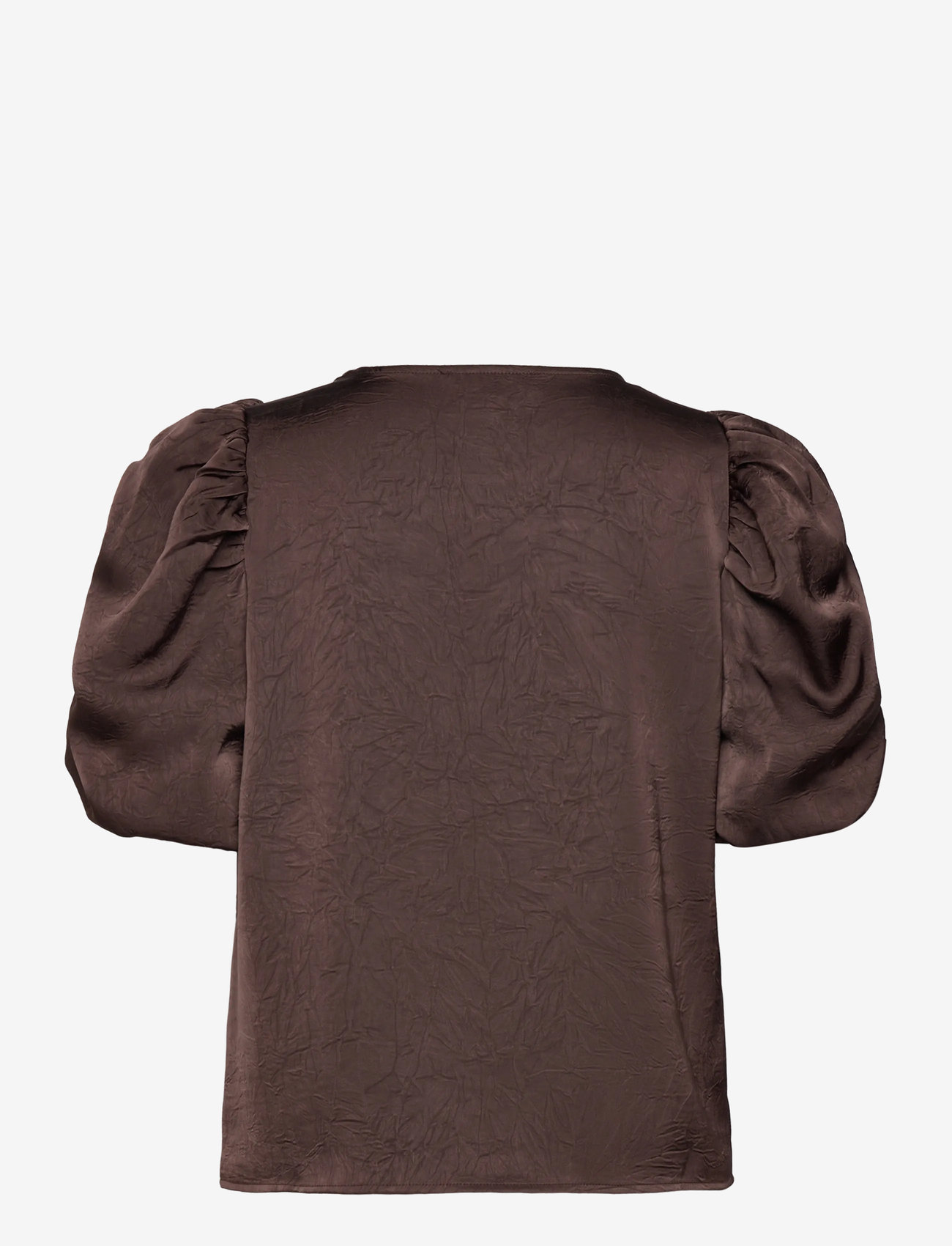 A-View - Sinda Blouse - kortærmede bluser - brown - 1