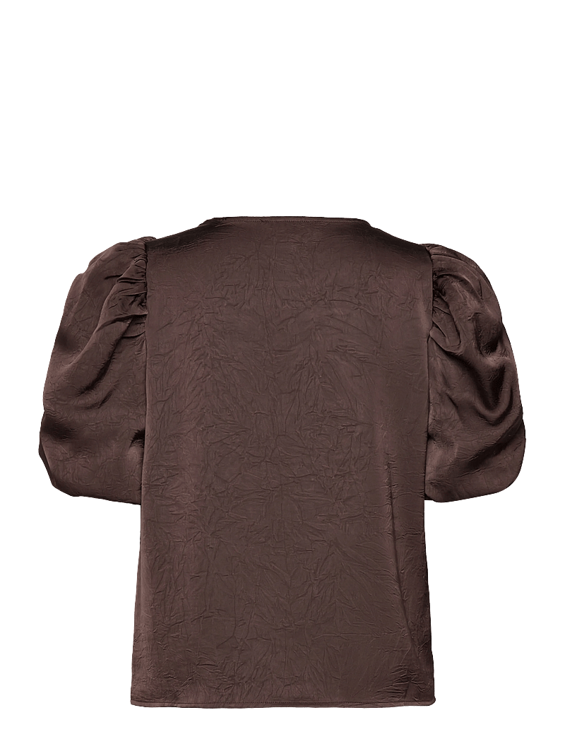 A-View - Sinda Blouse - lühikeste varrukatega pluusid - brown - 1