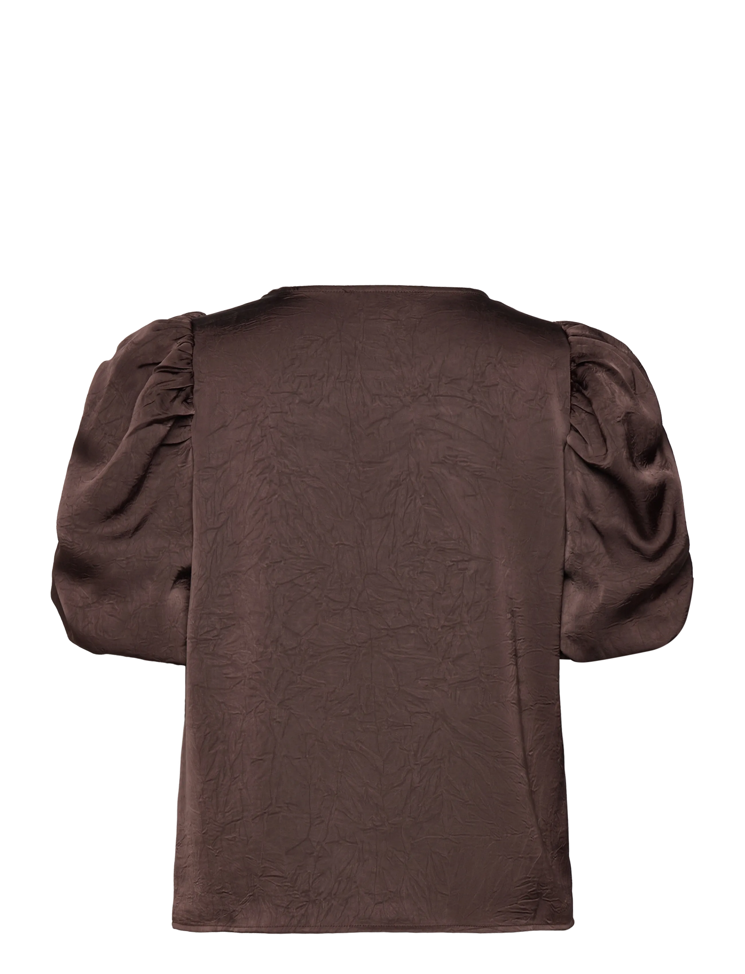A-View - Sinda Blouse - kortærmede bluser - brown - 1