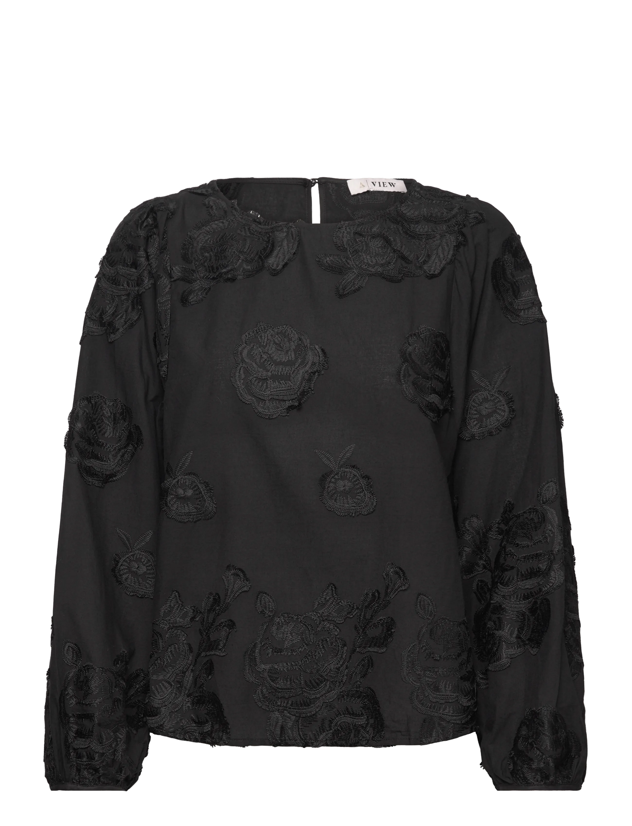 A-VIEW Rosamarie Bluse Schwarz - 34 - Damen