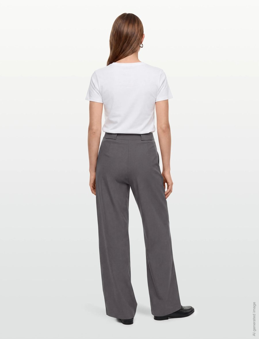 A-View - Fiona Pants - habitbukser - grey - 4