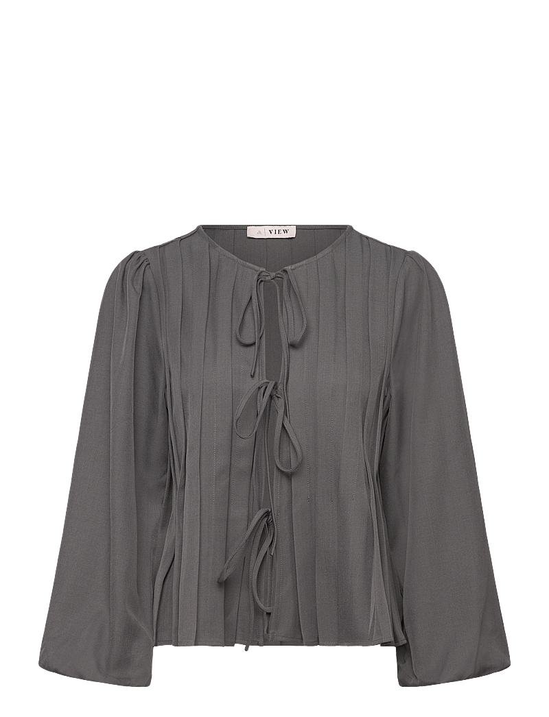 A-View - Fiona Jacket - langärmlige blusen - 905 grey - 0