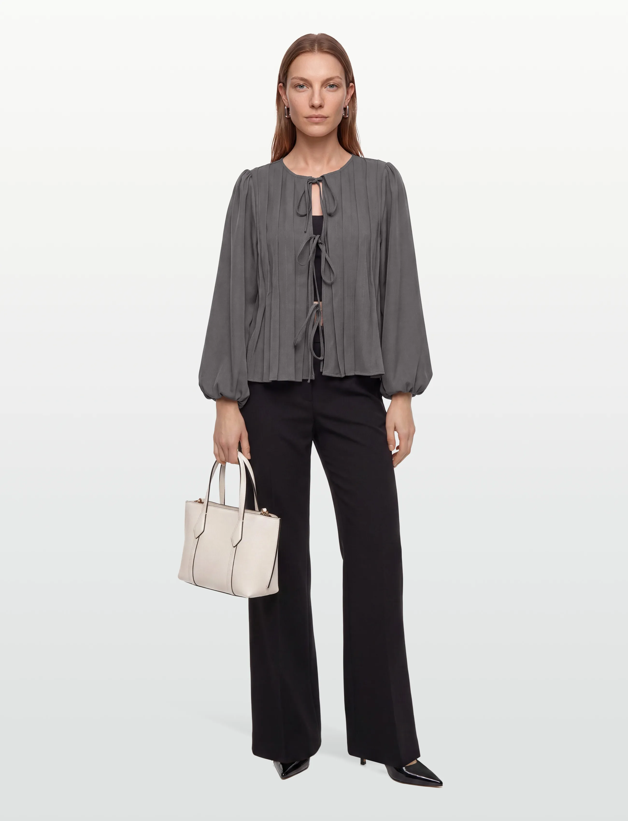 A-View Fiona Jacket, 34, Grey, Strik > Cardigans, Dame