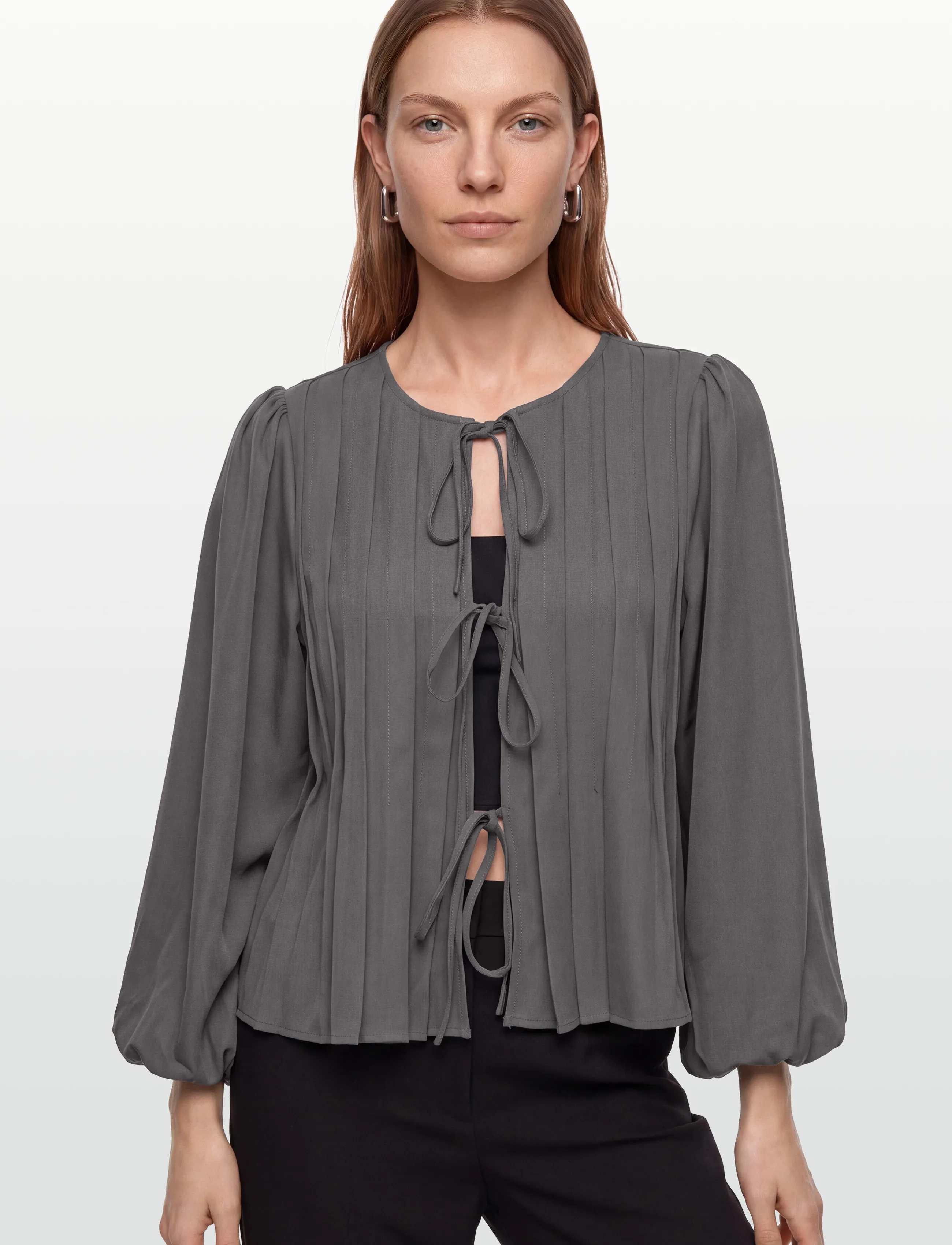 A-View - Fiona Jacket - langærmede bluser - 905 grey - 3