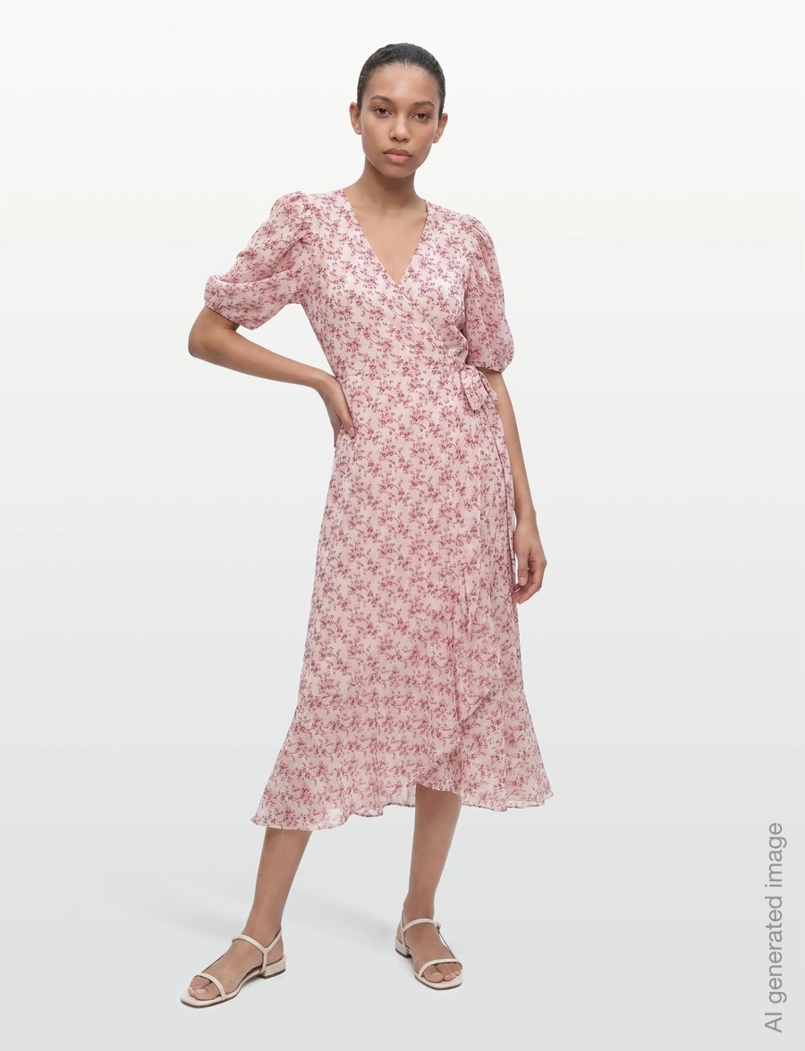 A-View - Sinda Print Dress - suvekleidid - 258 rose/pink - 0