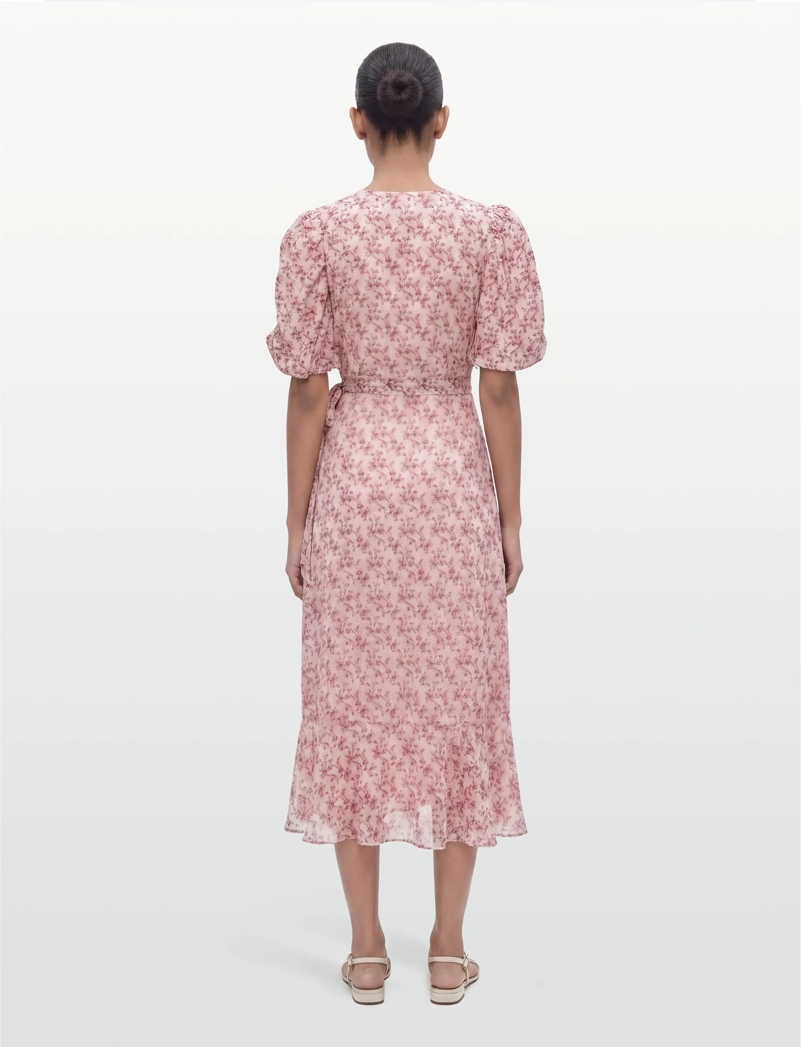 A-View - Sinda Print Dress - sommarklänningar - 258 rose/pink - 4