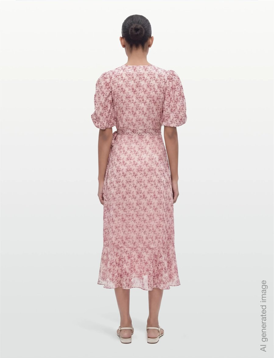 A-View - Sinda Print Dress - suvekleidid - 258 rose/pink - 4
