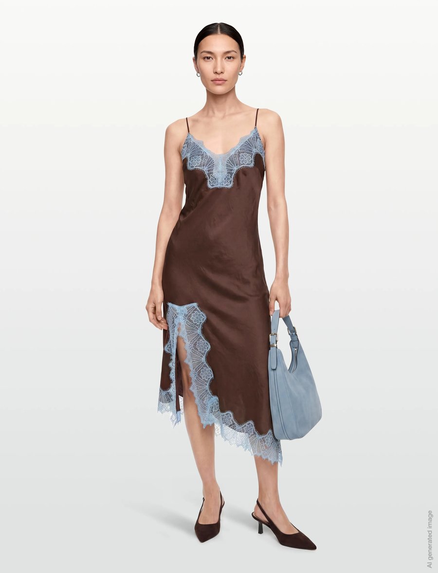 A-View - Sweat Dress - schlupfkleider - brown - 0