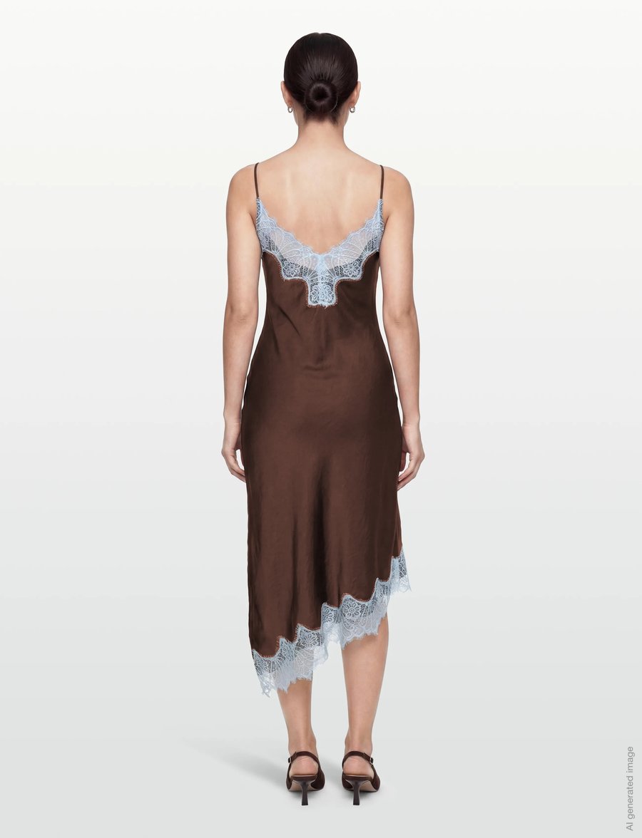 A-View - Sweat Dress - schlupfkleider - brown - 4