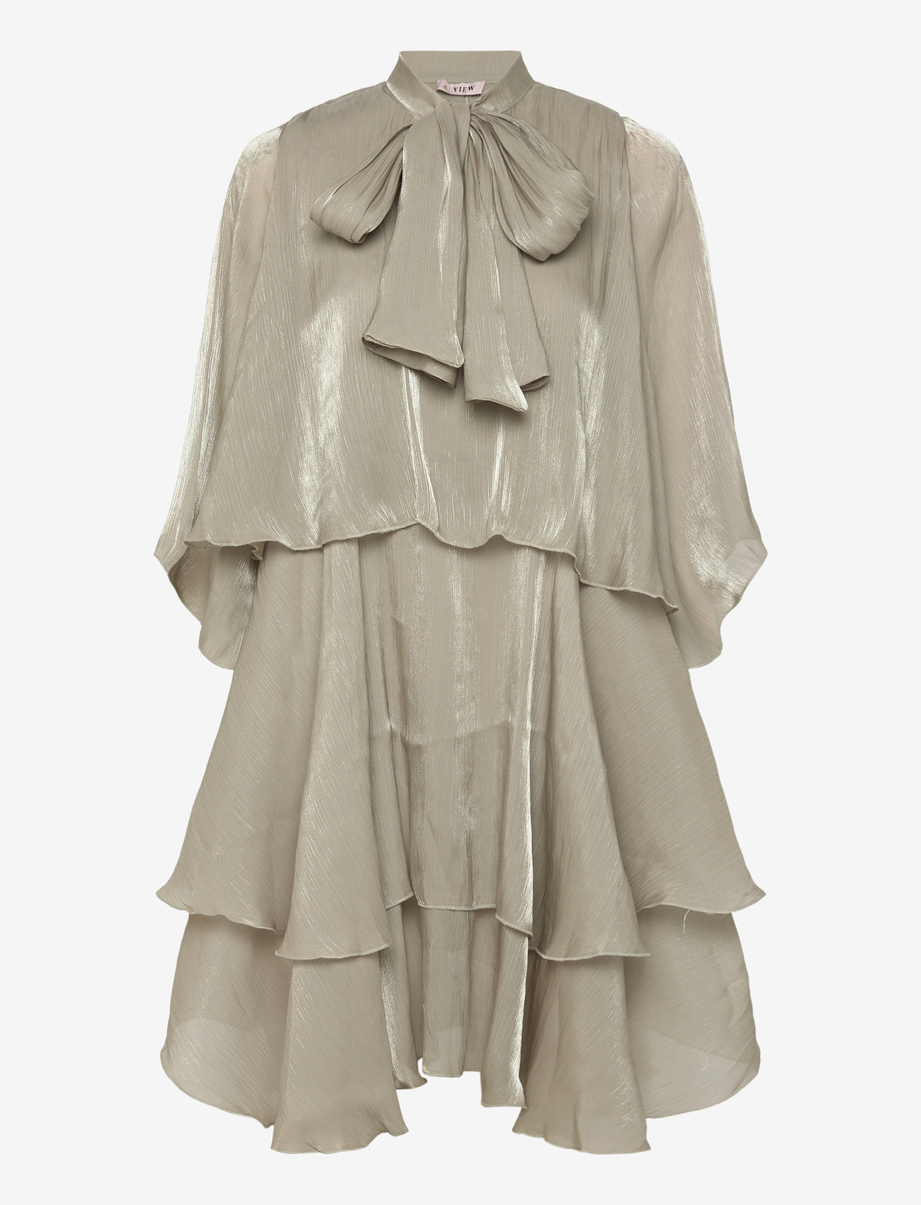 A-View - Demi 3/4 sleeve dress - festklänningar - 148 pale green - 0