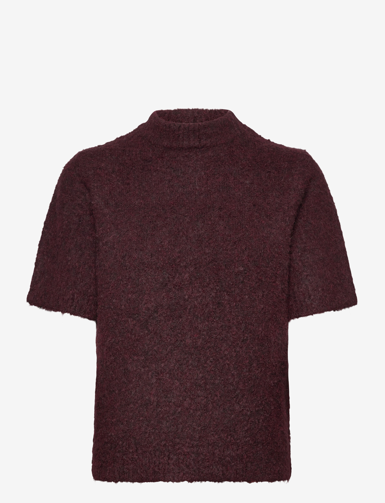 A-View - Dinea knit pullover - striktrøjer - 042 bordeaux - 0