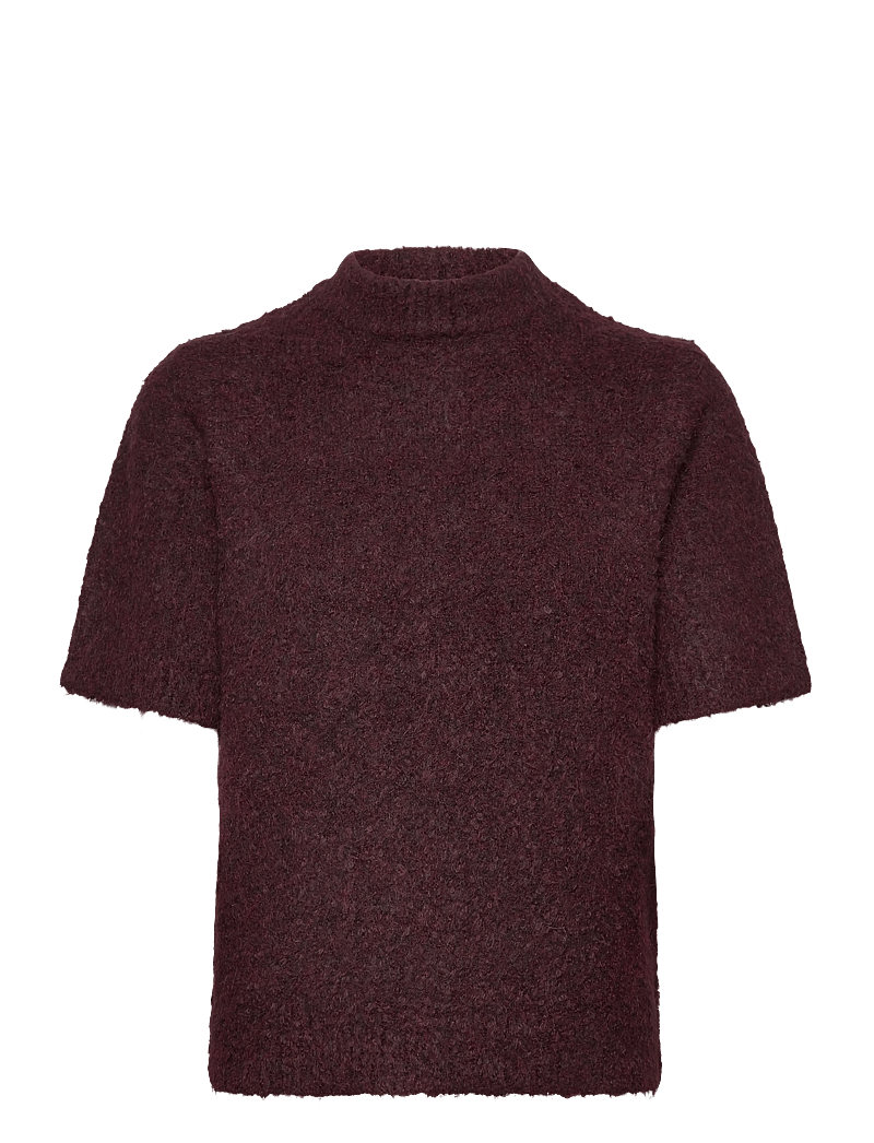 A-View - Dinea knit pullover - striktrøjer - 042 bordeaux - 0