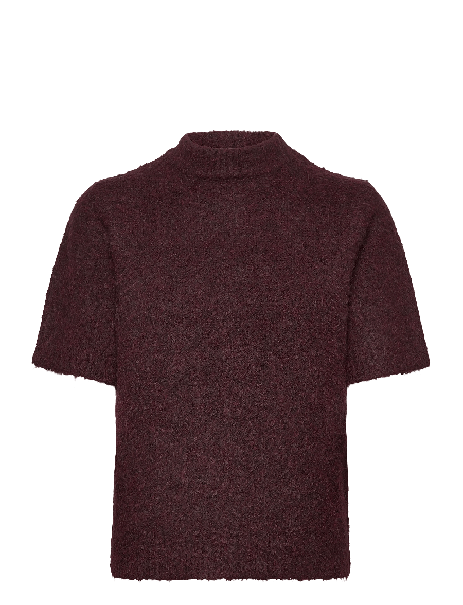 A-View - Dinea knit pullover - striktrøjer - 042 bordeaux - 1