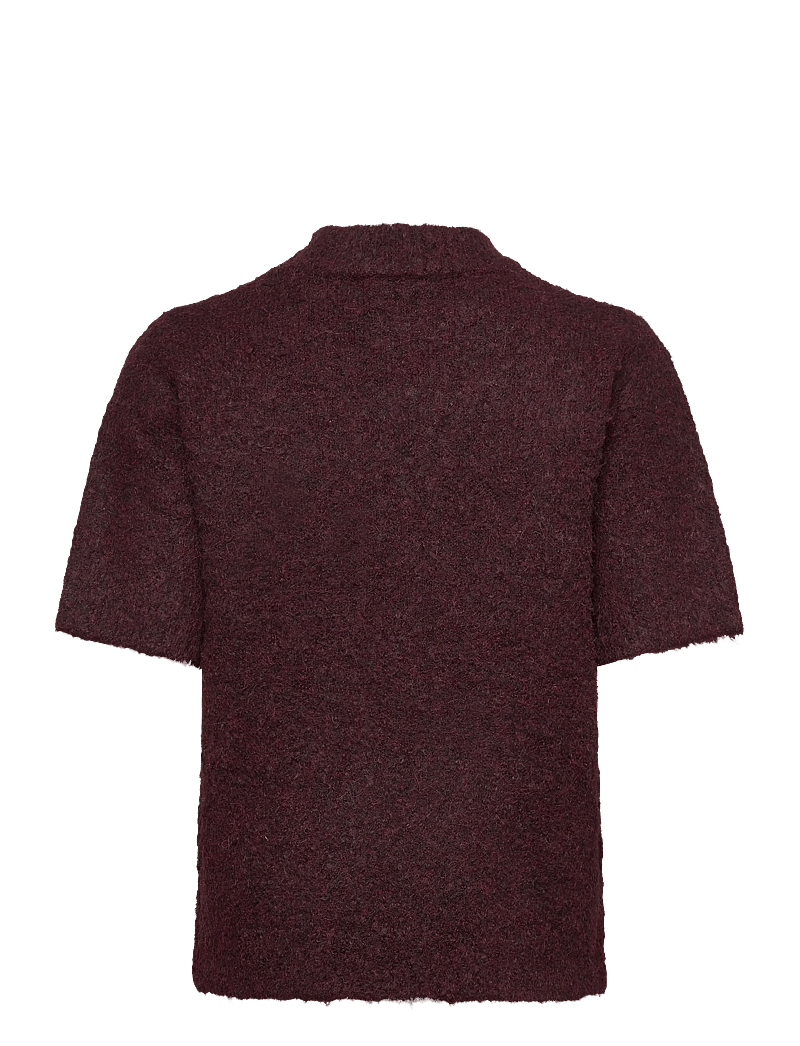 A-View - Dinea knit pullover - striktrøjer - 042 bordeaux - 1