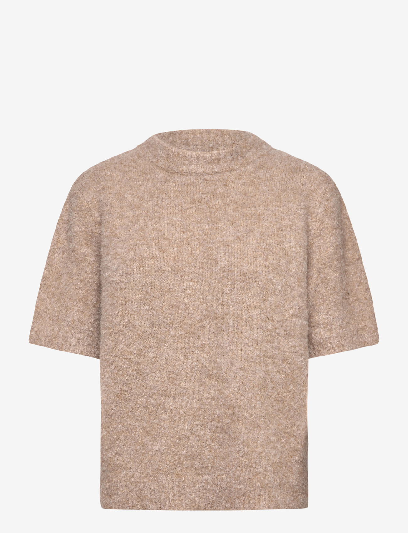 A-View - Dinea knit pullover - efterårstøj - 118 light brown - 0