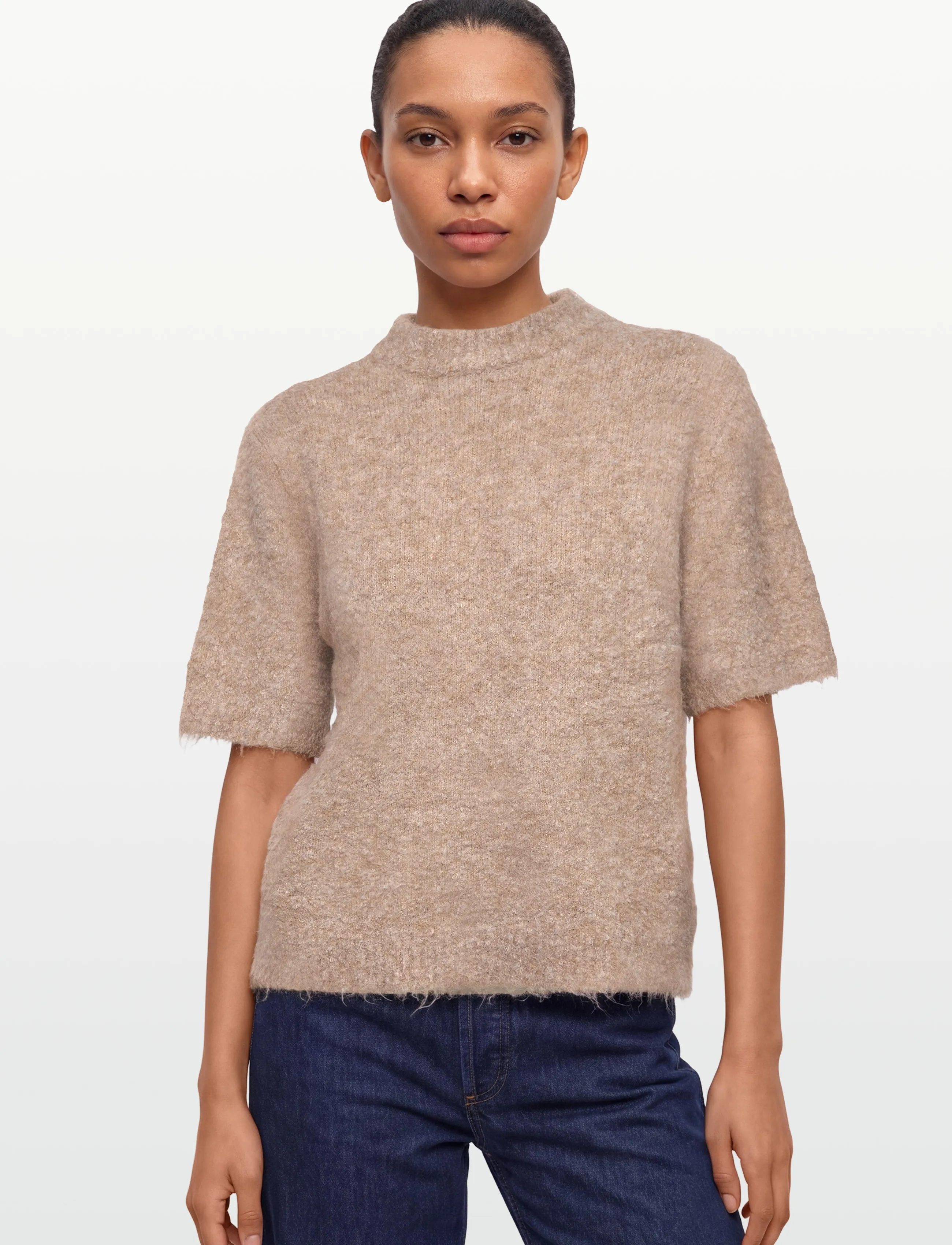 A-View - Dinea knit pullover - pullover - 118 light brown - 3