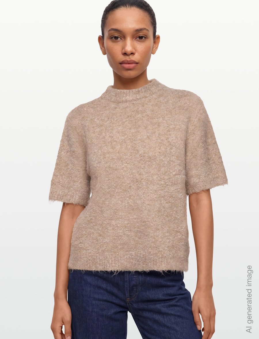 A-View - Dinea knit pullover - pullover - 118 light brown - 3