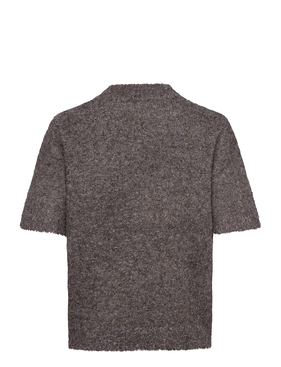 A-View - Dinea knit pullover - striktrøjer - 150 brown/blue - 1