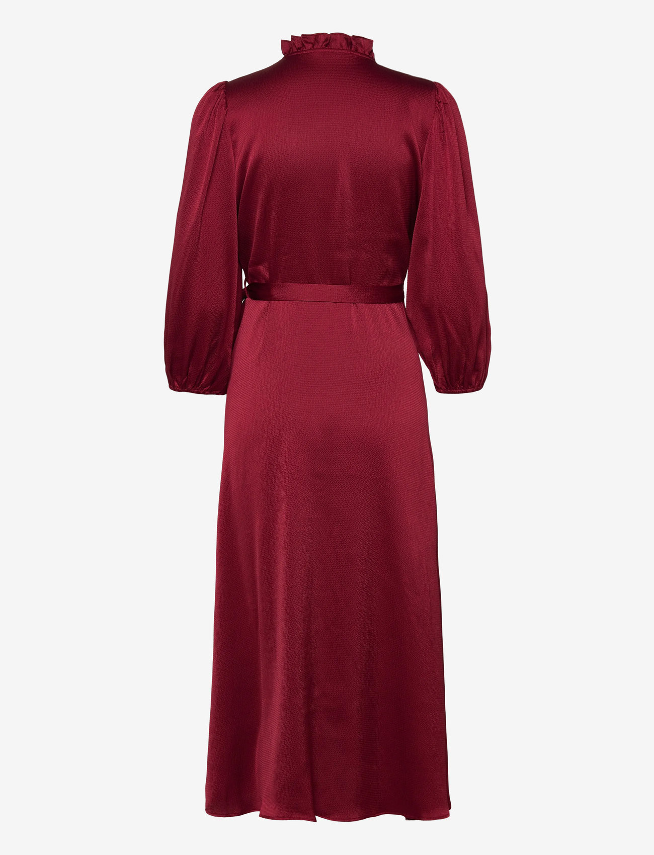 A-View - Peony 3/4 Sleeve dress - robes portefeuille - bordeaux - 1