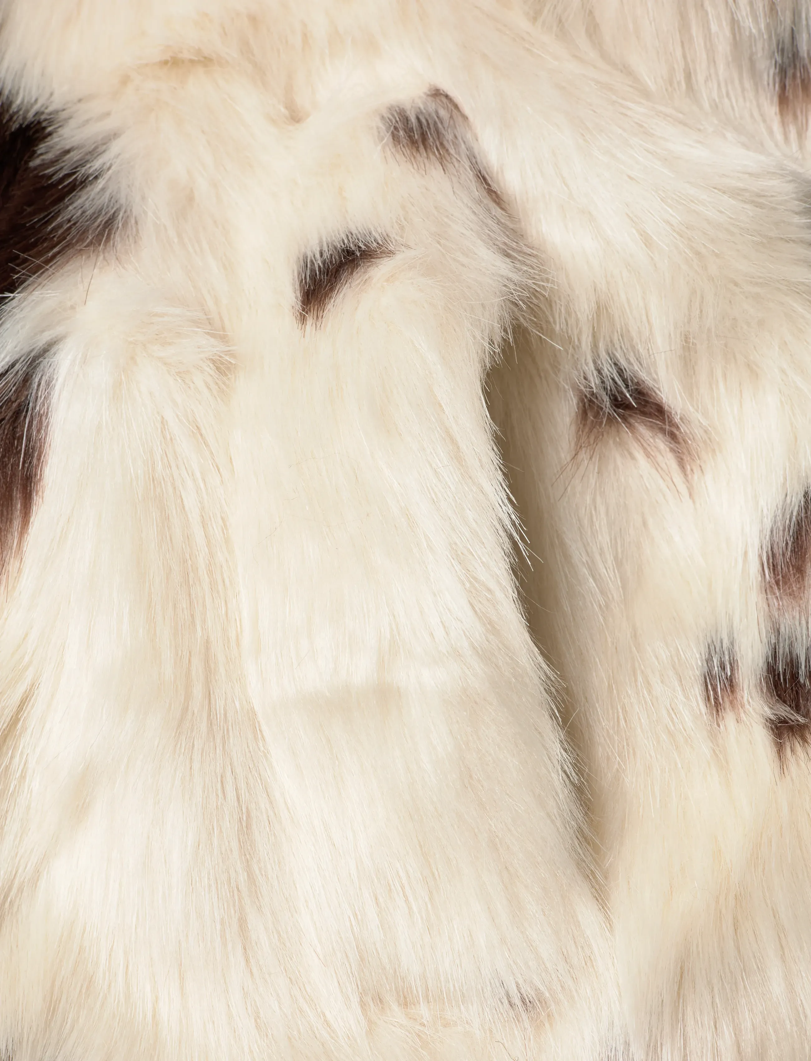 A-View - Kolvina coat - kunstpelz - 193 brown/white - 3
