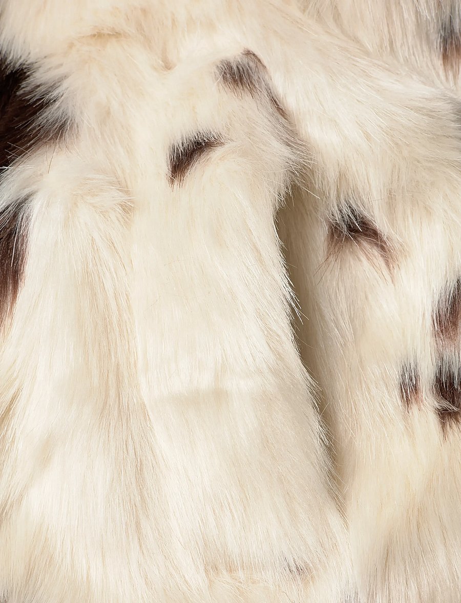 A-View - Kolvina coat - kunstpelz - 193 brown/white - 3