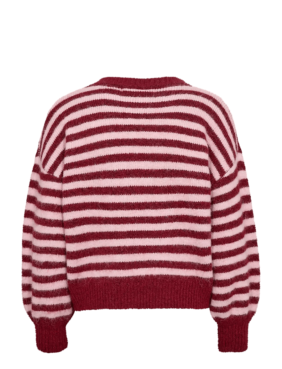 A-View - Else knit pullover - striktrøjer - bordeaux/rose - 2