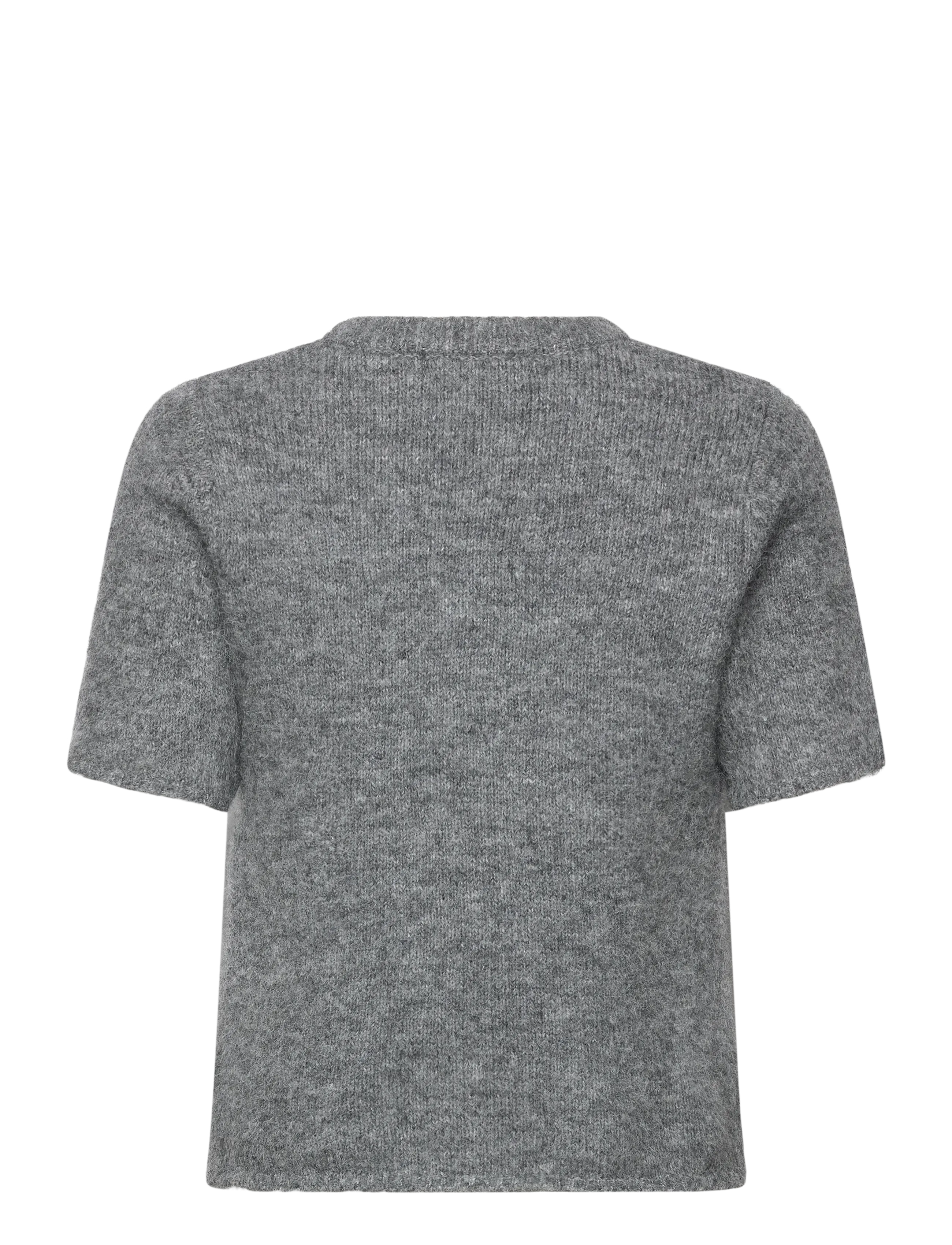 A-View - Libby knit pullover - jumpers - medium grey melange - 2