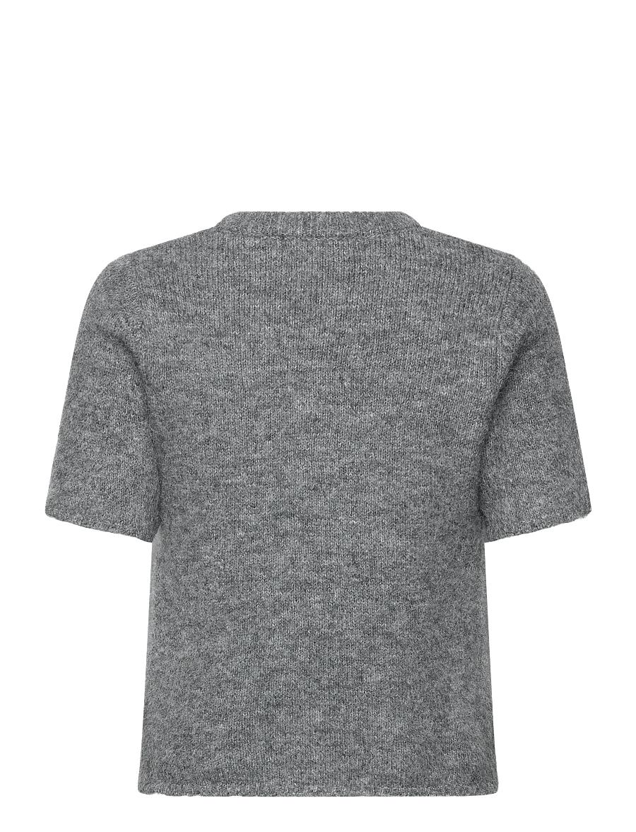 A-View - Libby knit pullover - pullover - medium grey melange - 2