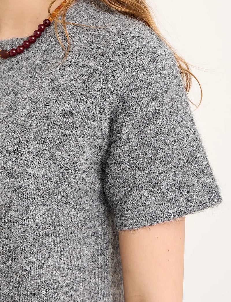A-View - Libby knit pullover - pullover - medium grey melange - 4