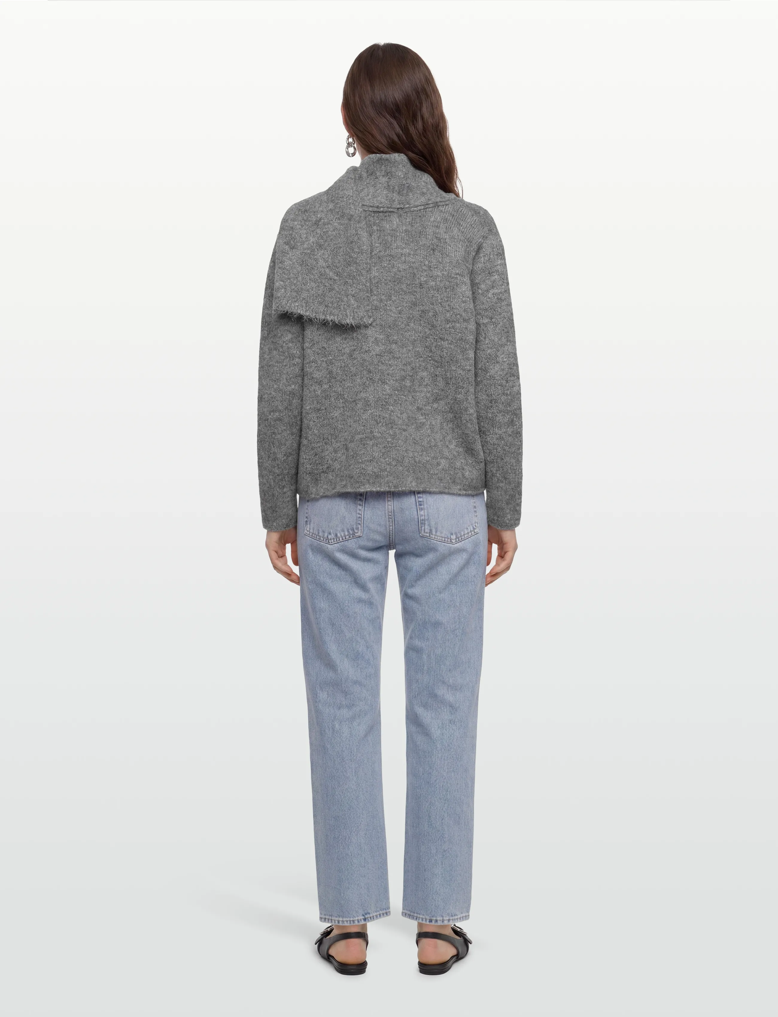 Harper Knit Scarf Cardigan 3