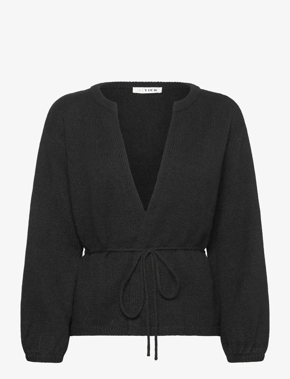 A-View - Lisette knit cardigan - koftor - black - 0