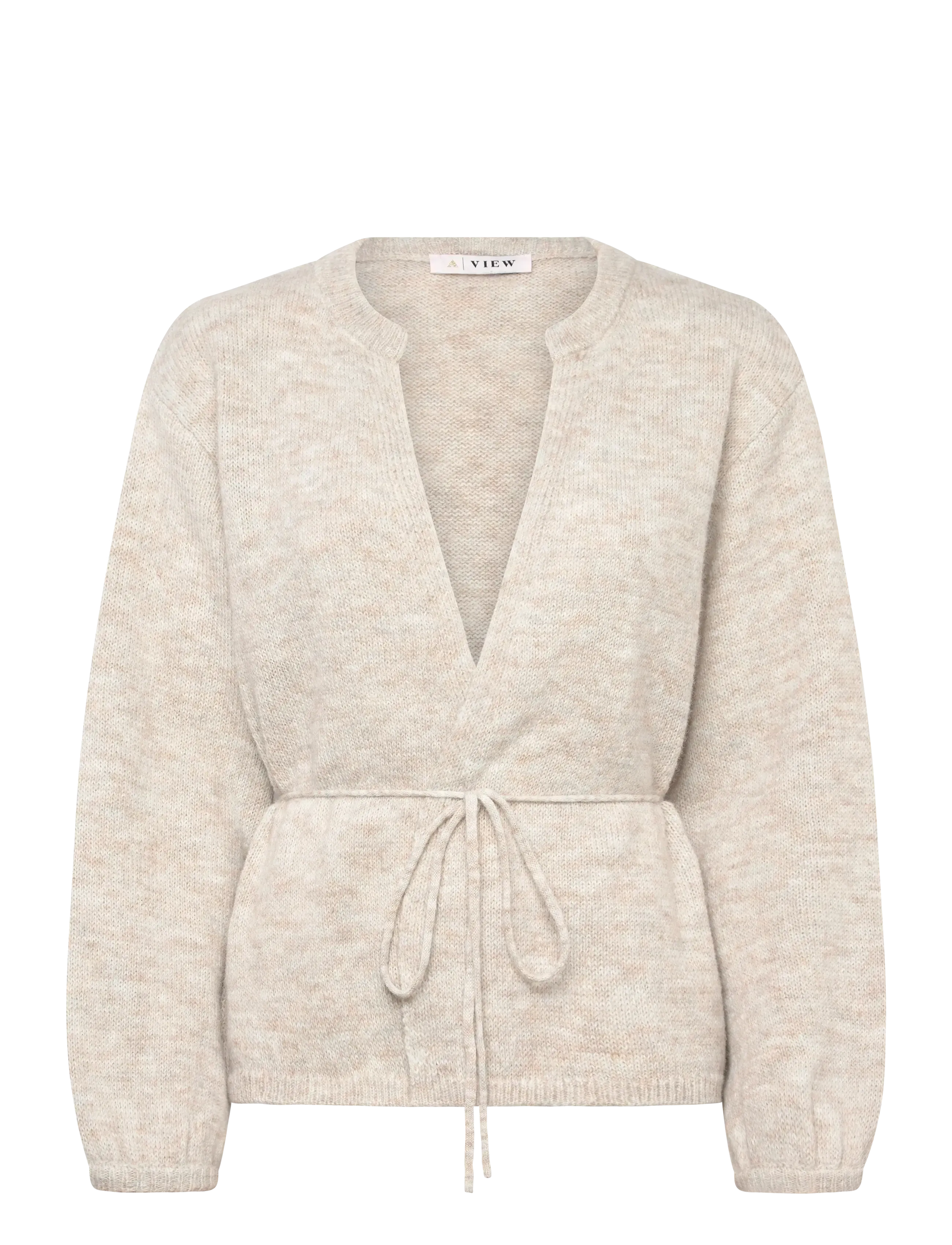 A-View Lisette Knit Cardigan, L, Beige, Strik > Cardigans, Dame