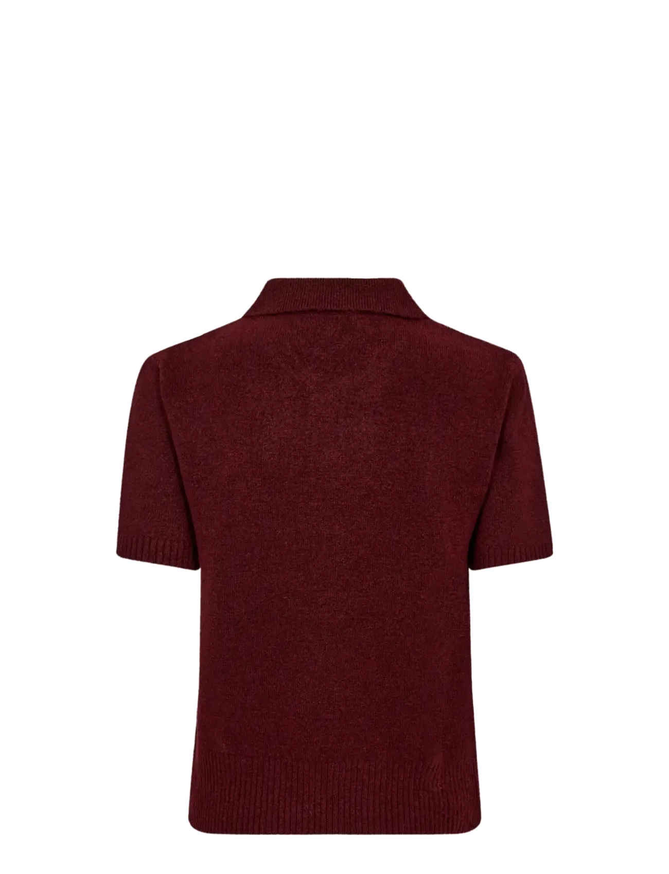 A-View - Rena polo knit blouse - poloer - 042 bordeaux - 1