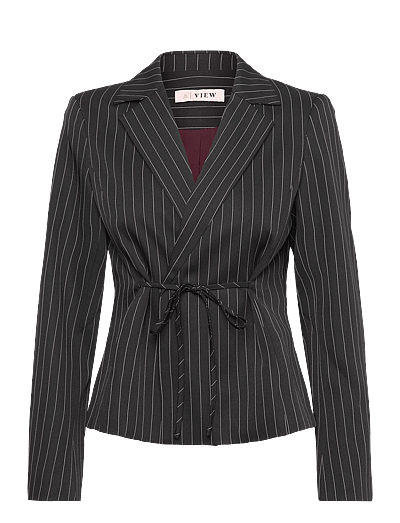 A-View Anity blazer - Belted blazers - 999 BLACK / black