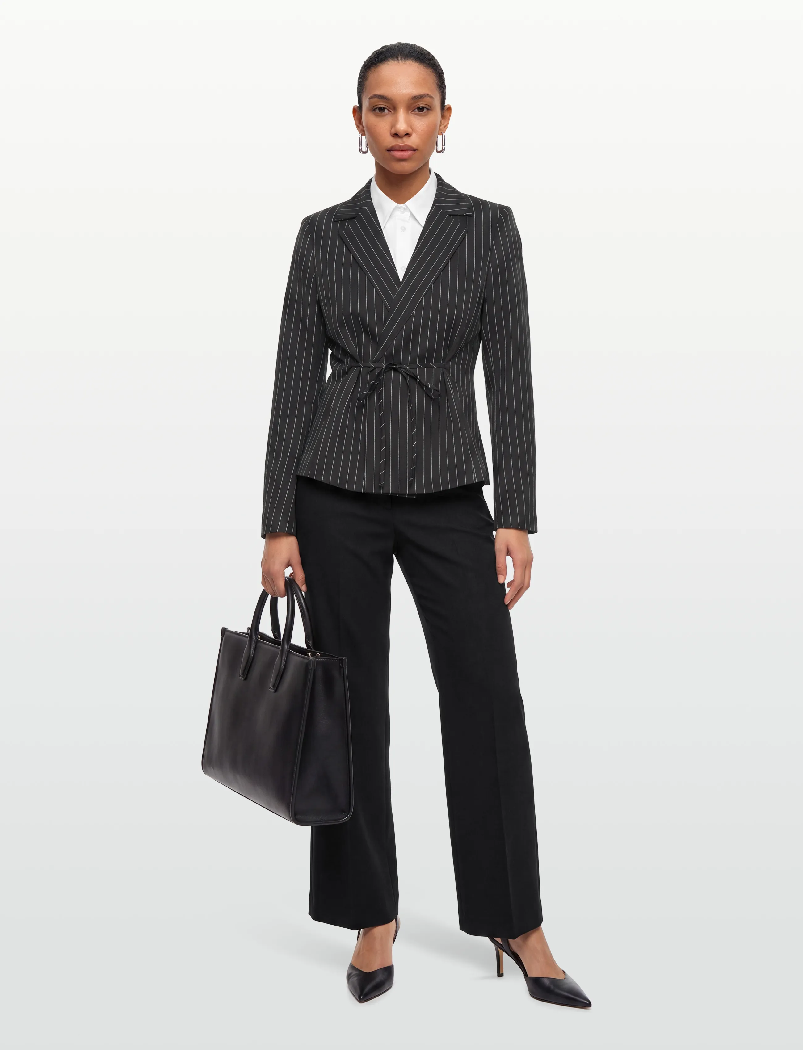 A-View Anity Blazer, 38, Black, Blazere > Blazere Med Bælte, Dame