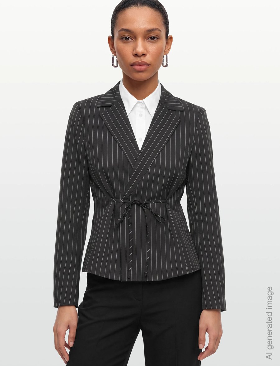 A-View - Anity blazer - kavajer med skärp - 999 black - 3