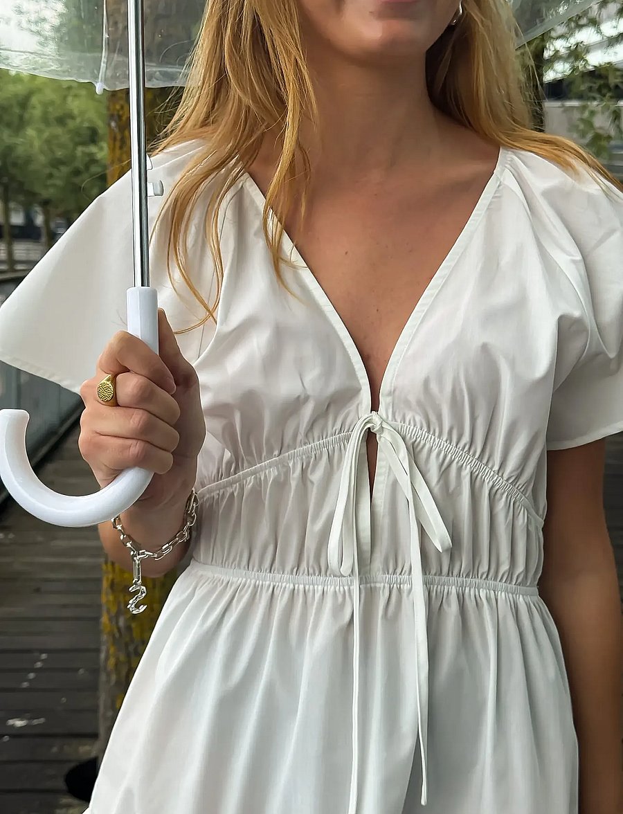 A-View - Fransisko dress - sommarklänningar - white - 4