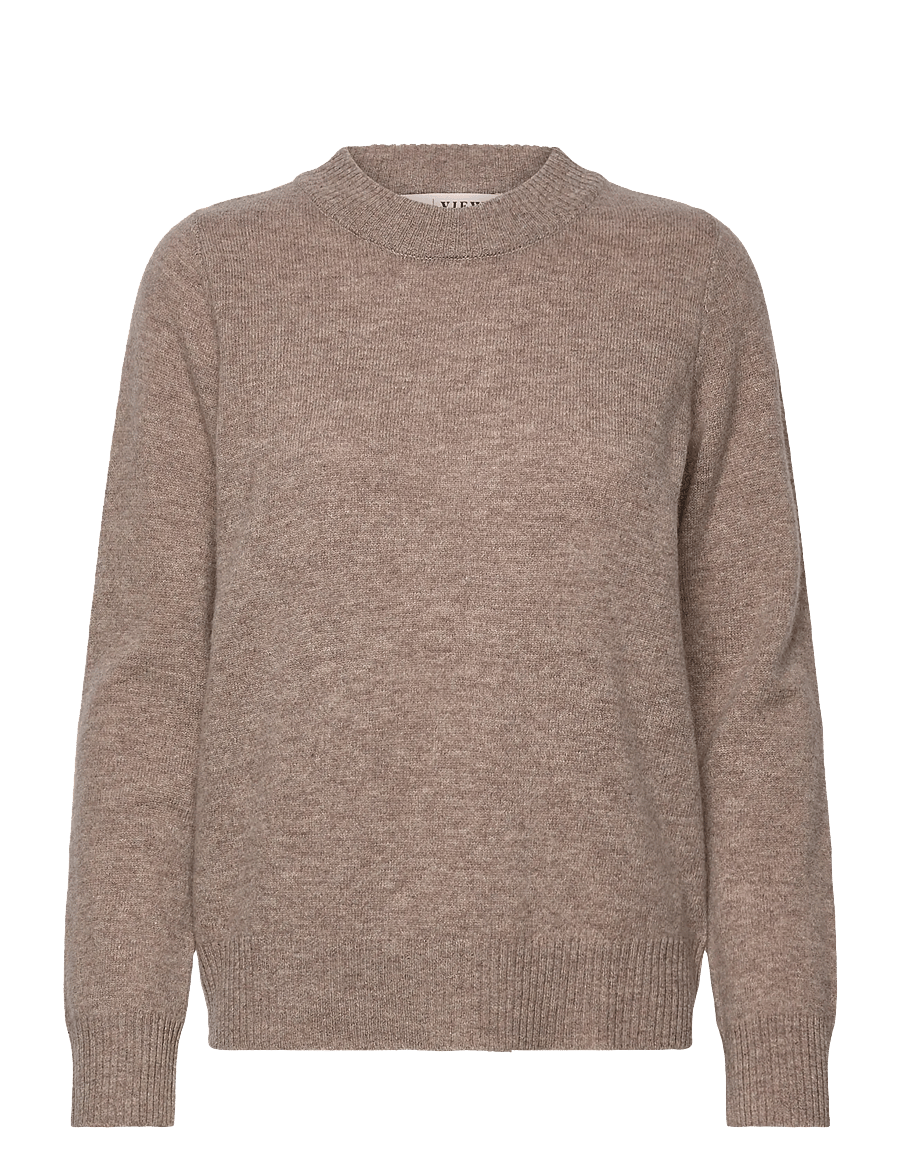 A-View - Merino knit pullover - pullover - light brown - 0