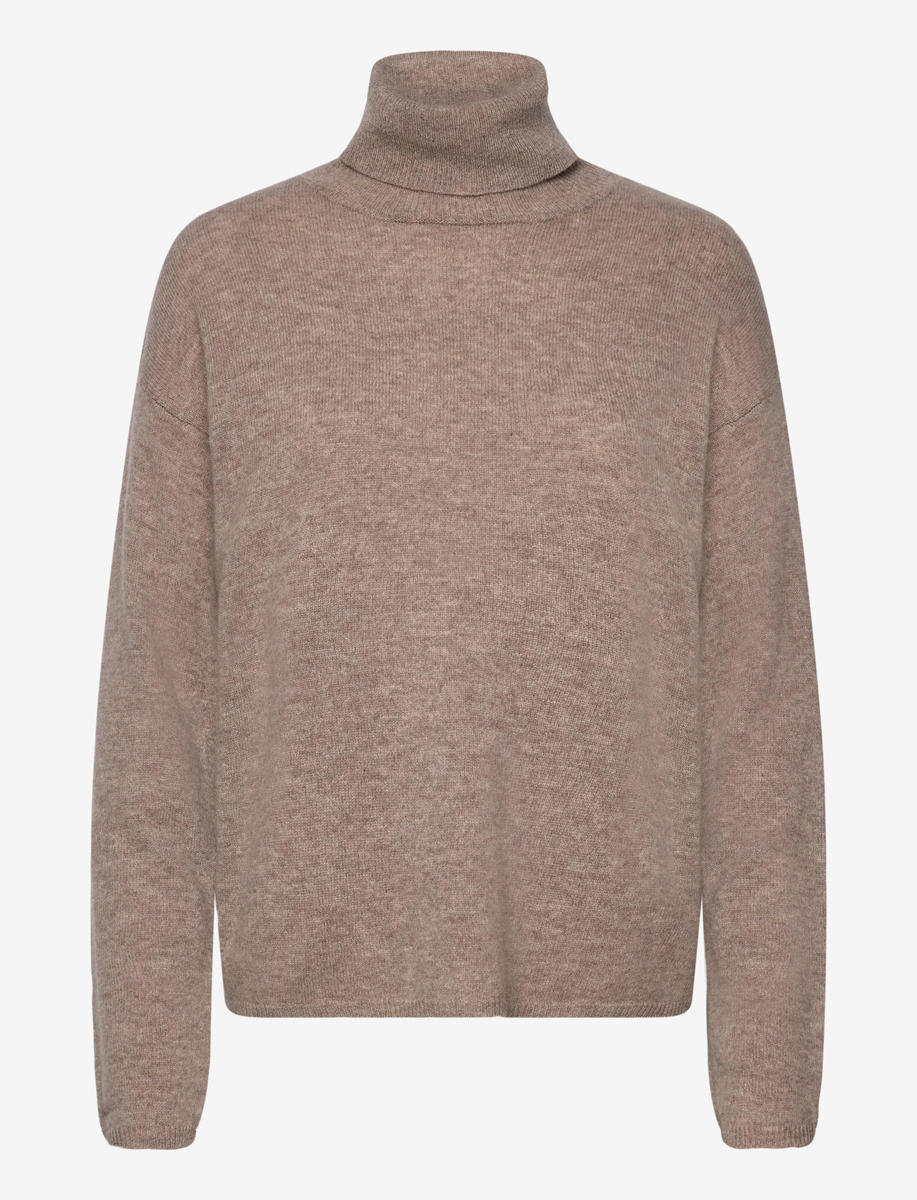 A-View - Merino knit rollneck - kõrge kaelusega kudumid - light brown - 0