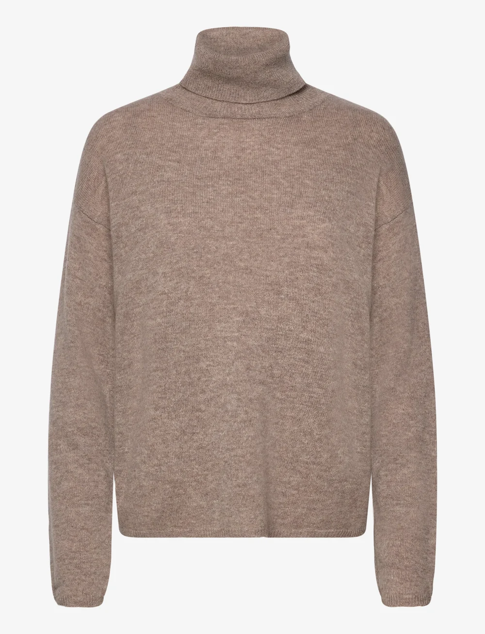 A-View - Merino knit rollneck - rollkragenpullover - light brown - 0