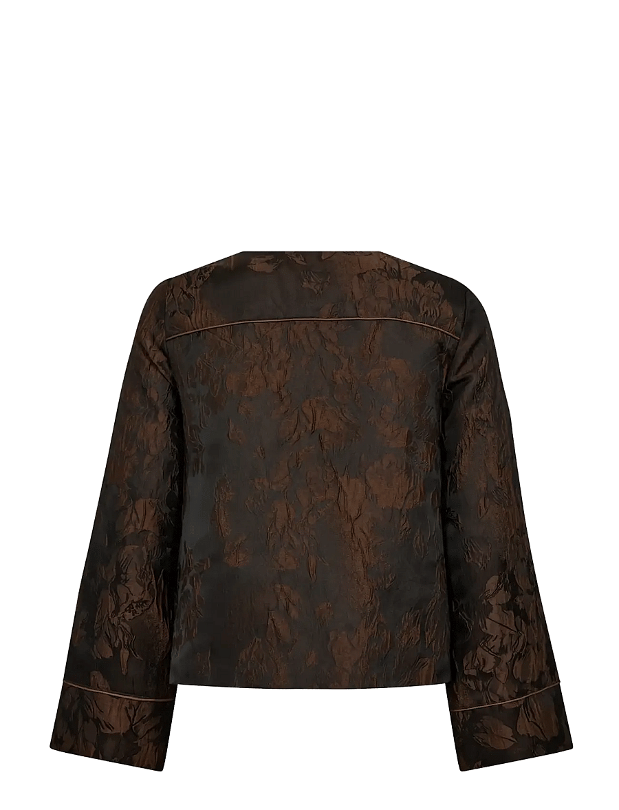 A-View - Aria jacket - lette jakker - dark brown - 2
