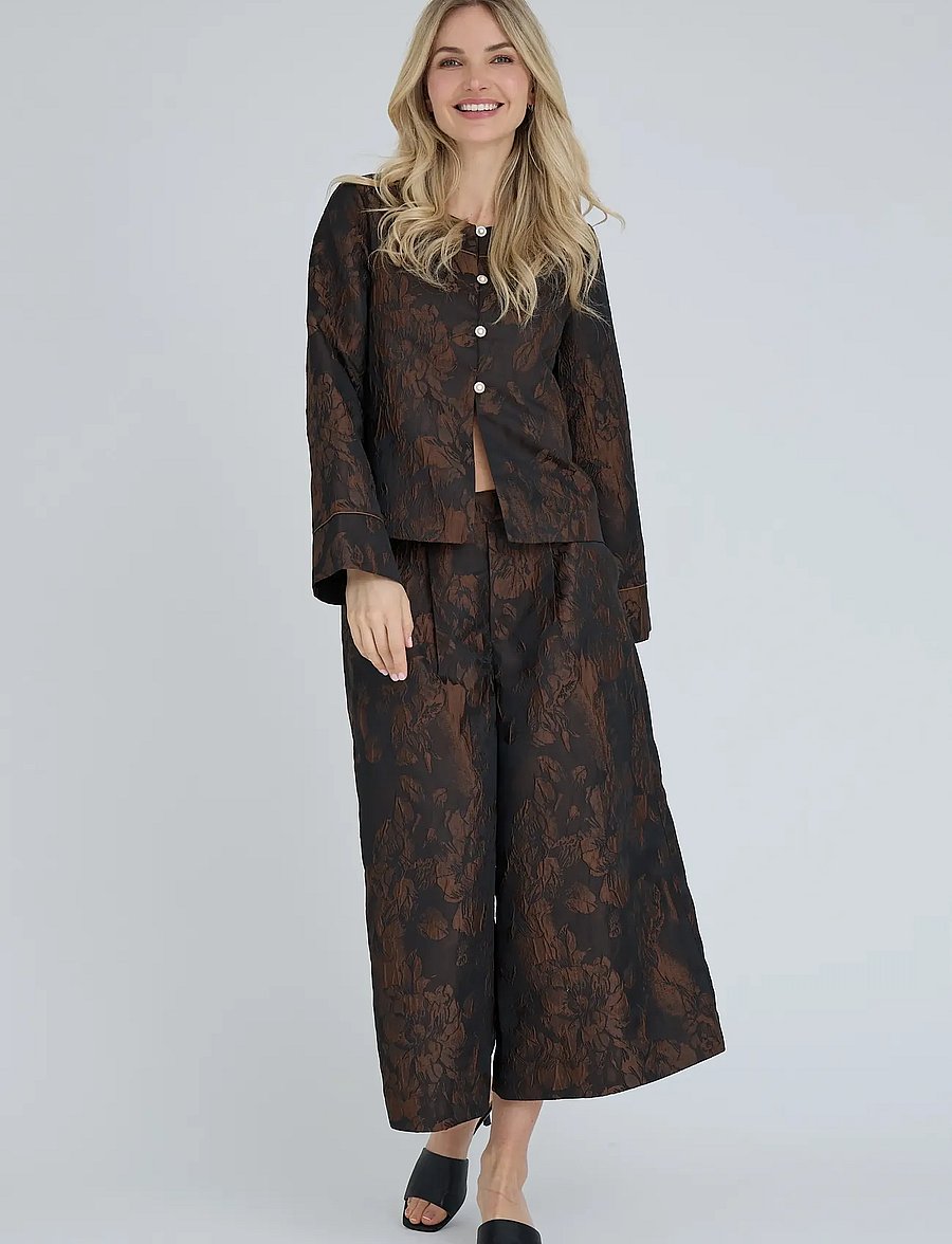 A-View - Aria jacket - lette jakker - dark brown - 0