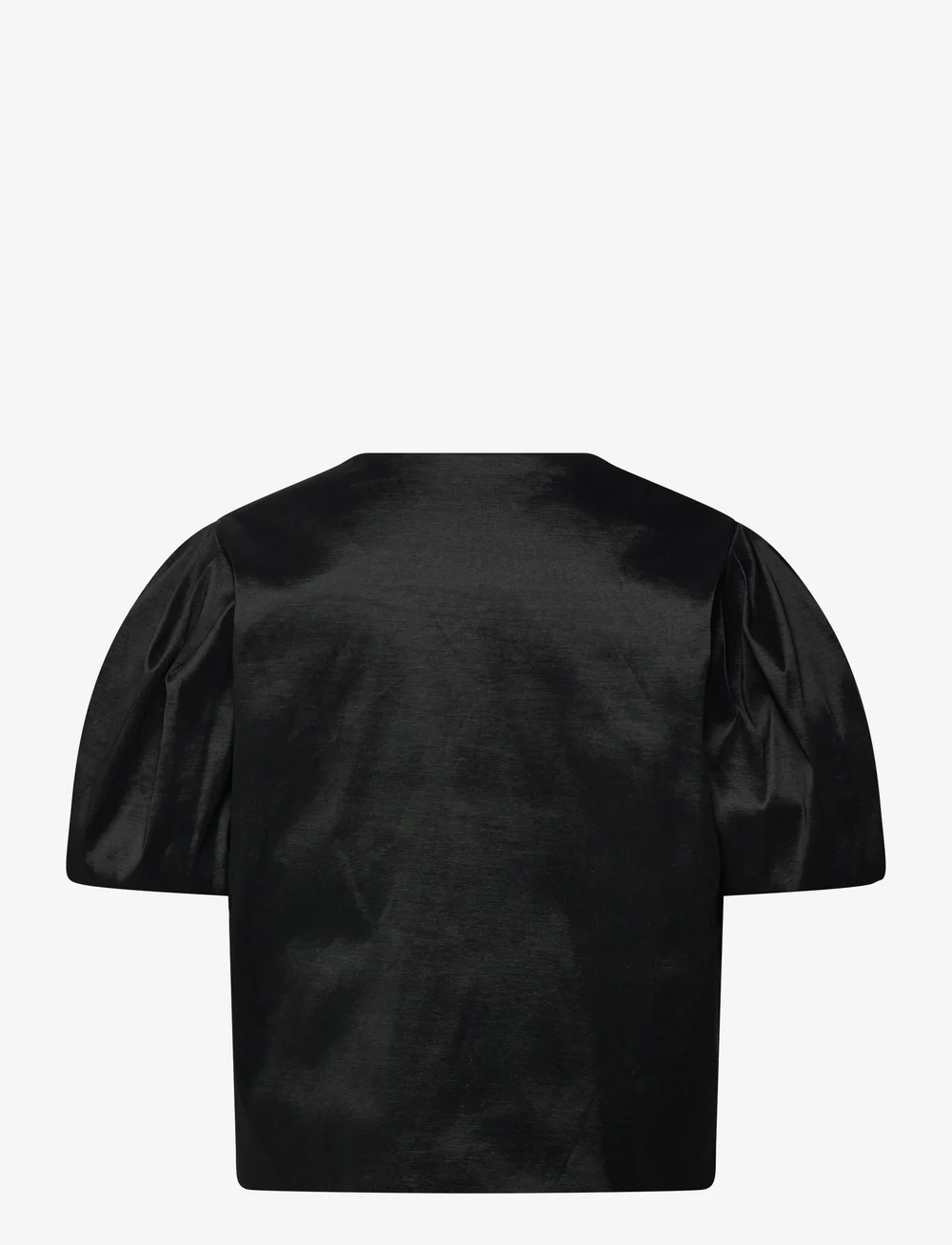 A-View - Christa bow jacket - kurzämlige blusen - black - 1