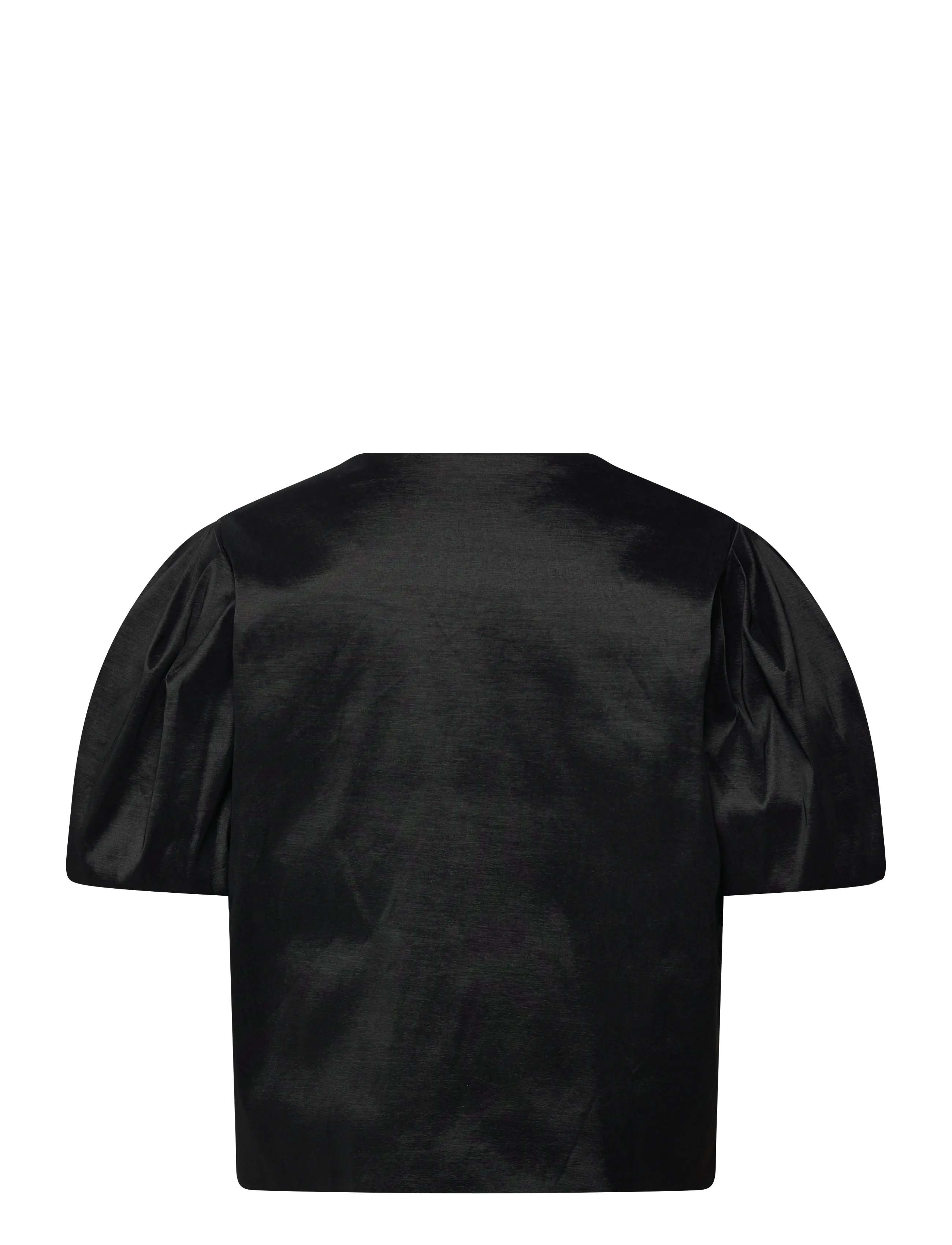 A-View - Christa bow jacket - kurzämlige blusen - black - 1