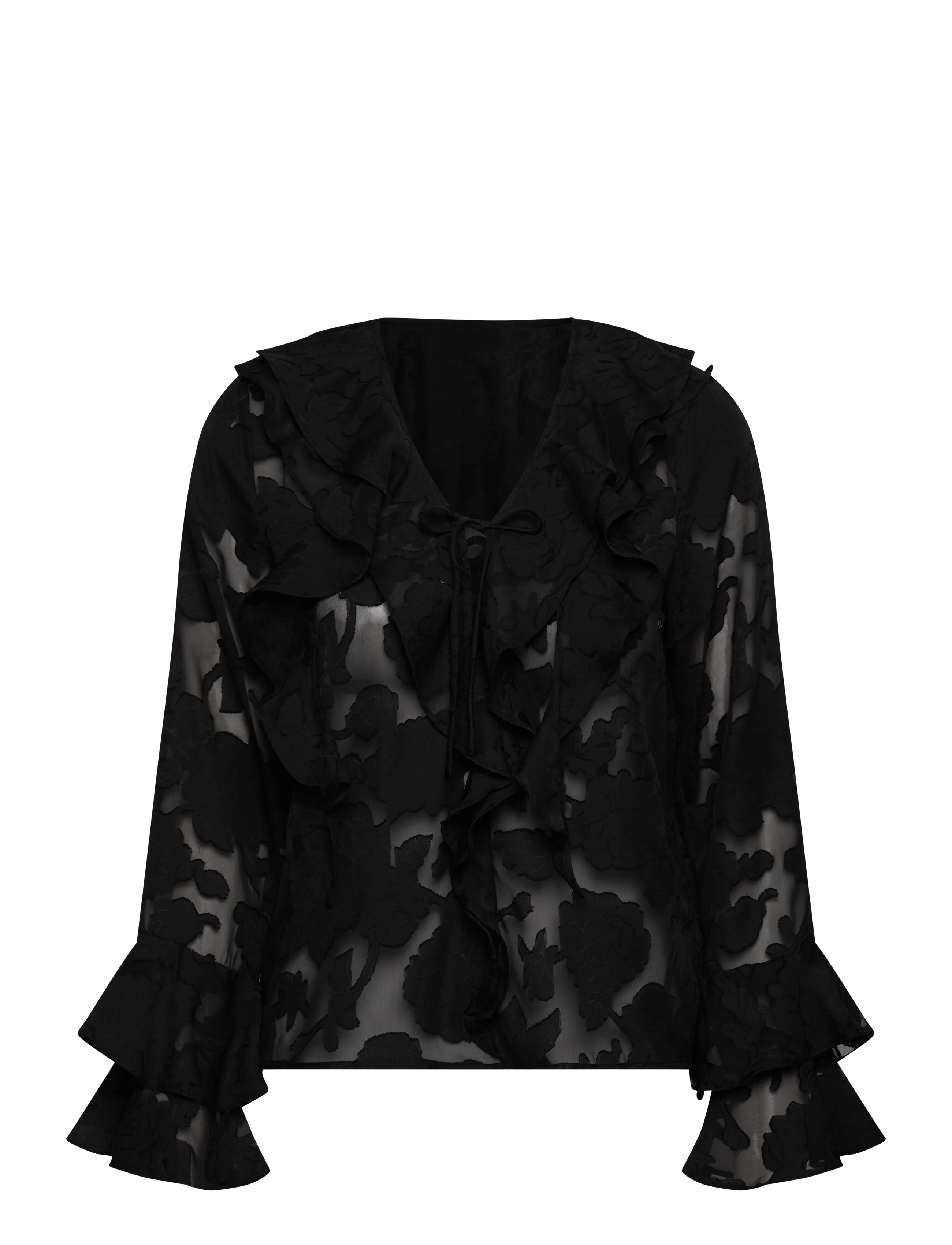 A-VIEW Floretta Bluse Schwarz - 34 - Damen