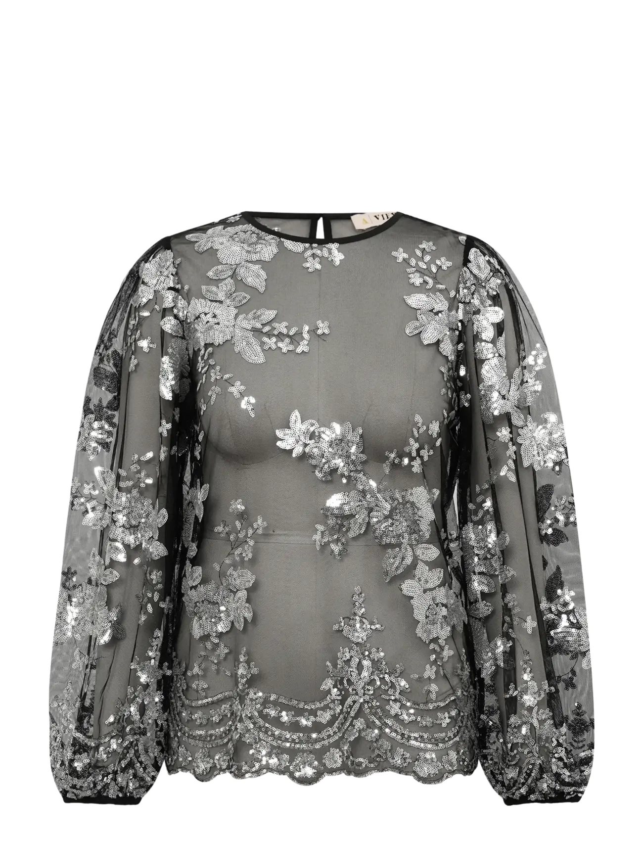 A-View Estelle blouse - Special Occasions - BLACK/SILVER / black