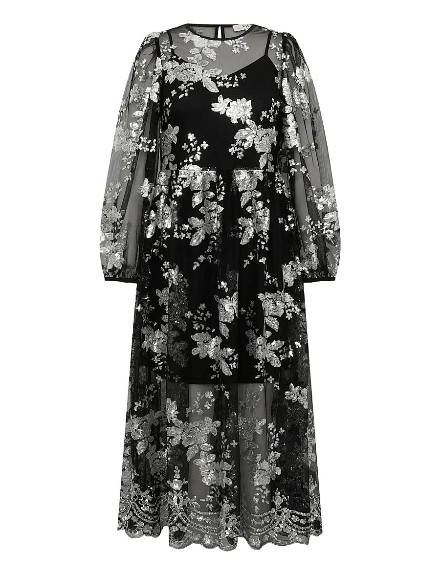 A-View - Estelle dress - evening dresses - black/silver - 1